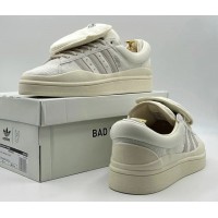 Кроссовки Adidas Bad Bunny x Campus Sail White Grey Suede