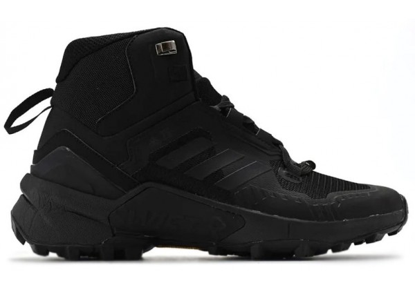 Кроссовки Adidas Terrex Swift R3 Mid Gore-Tex Total Black Winter Termo