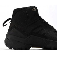 Кроссовки Adidas Terrex Swift R3 Mid Gore-Tex Total Black Winter Termo