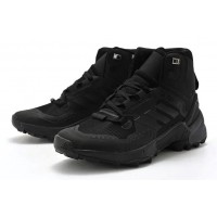 Кроссовки Adidas Terrex Swift R3 Mid Gore-Tex Total Black Winter Termo