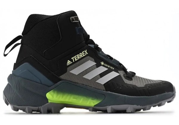 Adidas Terrex Swift R3 Mid Gore-Tex Grey Black Neon Winter Termo