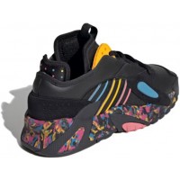 Кроссовки Adidas Originals Streetball Black Yellow Blue