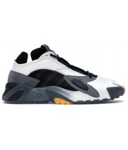 Кроссовки Adidas Streetball Black White Grey Yellow утепленные