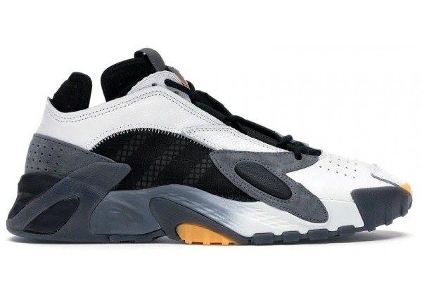 Кроссовки Adidas Streetball Black White Grey Yellow утепленные