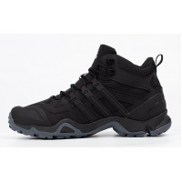 Кроссовки Adidas Terrex Winter Mid Gore-Tex Black Grey утепленные