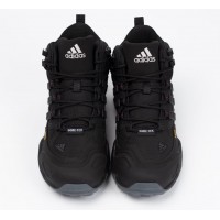 Кроссовки Adidas Terrex Winter Mid Gore-Tex Black Grey утепленные