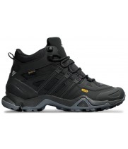 Adidas Terrex Winter Mid Gore-Tex Black Grey утепленные