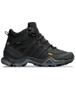 Adidas Terrex Winter Mid Gore-Tex Black Grey утепленные