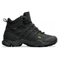 Adidas Terrex Winter Mid Gore-Tex Black утепленные