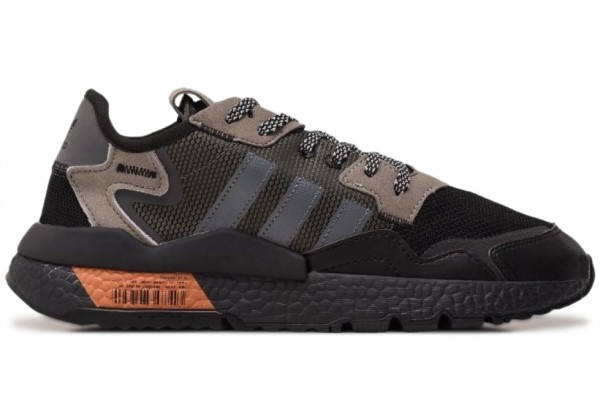 Adidas Nite Jogger Black Grey Orange черные