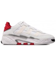 Adidas Niteball White Red белые