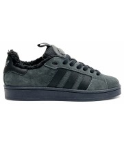 Adidas Campus 00s Dark Grey Black с мехом