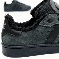 Adidas Campus 00s Dark Grey Black с мехом Adidas Campus 00s Dark Grey Black с мехом