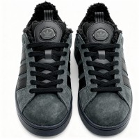 Adidas Campus 00s Dark Grey Black с мехом Adidas Campus 00s Dark Grey Black с мехом
