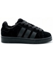Adidas Campus 00s All Black с мехом