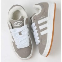 Adidas Campus 00s Grey с мехом