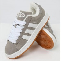 Adidas Campus 00s Grey с мехом