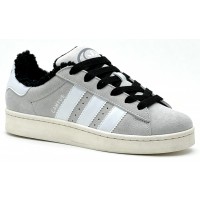 Adidas Campus 00s Grey White With Fur зимние