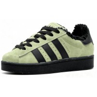 Adidas Campus 00s Green Black With Fur зимние
