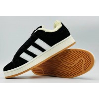 Adidas Campus 00s Core Black с мехом