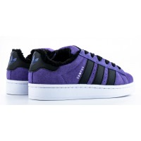 Adidas Campus 00s Purple Black с мехом