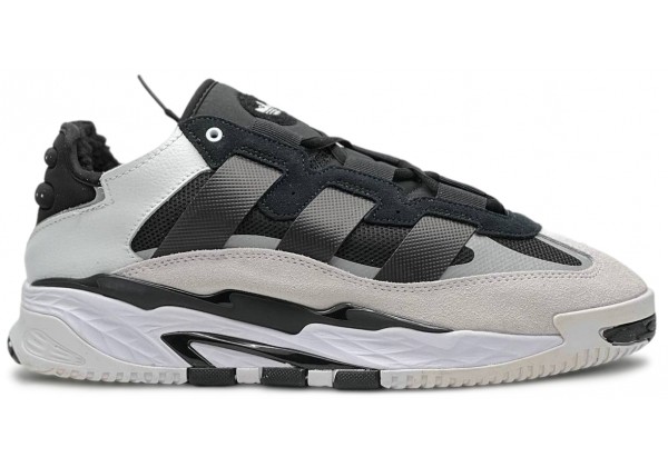 Adidas Niteball Black White с мехом Adidas Niteball Black White с мехом