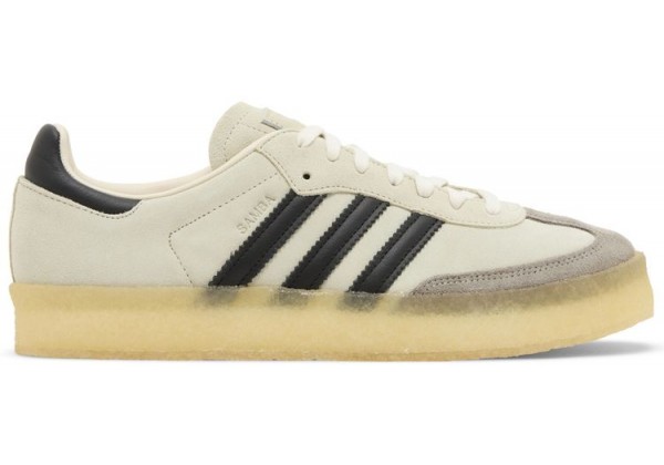 Adidas Ronnie Fieg x Clarks x 8th Street Samba Kithmas Collection White Black