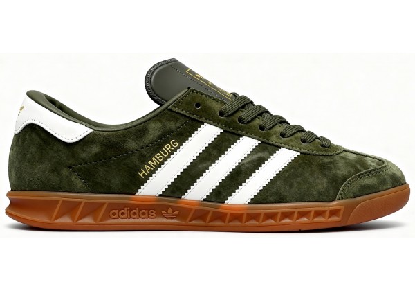 Кроссовки Adidas Hamburg Green White Gum