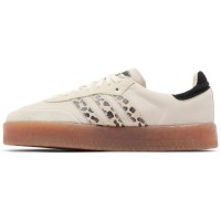 Adidas Sambae Cream White Leopard