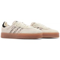 Adidas Sambae Cream White Leopard