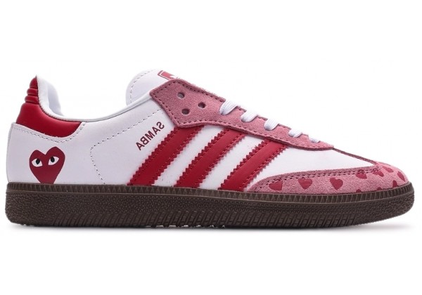 Adidas Samba x Comme Des Garcons White Pink