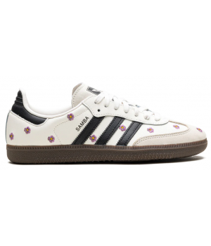 Adidas Samba OG White Purple Floral