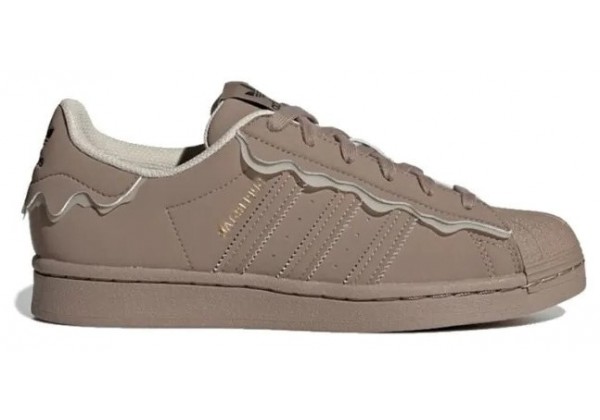 Кеды Adidas Superstar Light Grey Brown