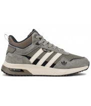 Adidas Retropy F2 Mid With Fur Grey White