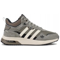 Adidas Retropy F2 Mid With Fur Grey White