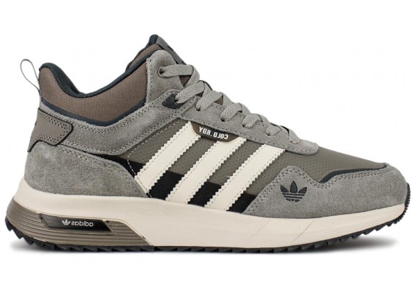 Adidas Retropy F2 Mid With Fur Grey White