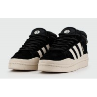 Adidas Campus With Fur White Black