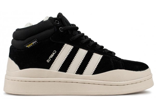 Adidas Campus With Fur White Black