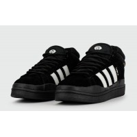 Adidas Campus With Fur Black White