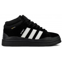 Adidas Campus With Fur Black White