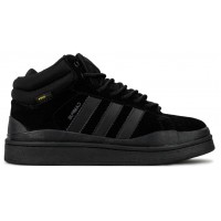 Adidas Campus With Fur Triple Black