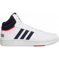 Adidas Hoops 3.0 Mid White Vivid Red