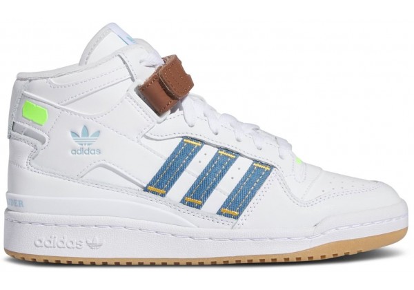 Kseniaschnaider x Adidas Forum Mid White Denim