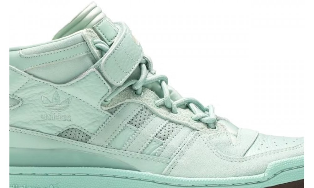 adidas gazelle silver green womens adidas x IVY PARK Green Forum Mid Sneakers – BlackSkinny main image 1
