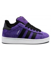 Adidas Campus 00s Purple Black с мехом