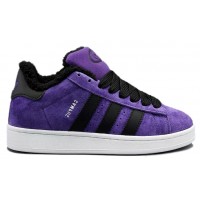 Adidas Campus 00s Purple Black с мехом