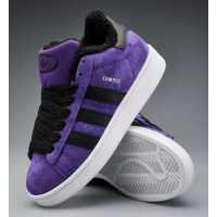 Adidas Campus 00s Purple Black с мехом