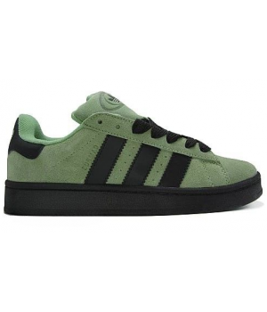 Adidas Campus 00s Green Black With Fur с мехом