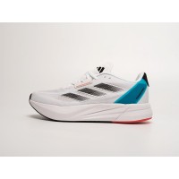 Adidas Duramo Speed White Black Lucid Cyan белые