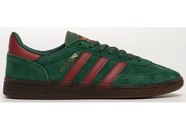 Adidas Spezial Dark Green Red зеленые